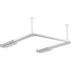 HEWI Duschvorhangstange „Serie 801“ 150 × 153,7 cm von HEWI