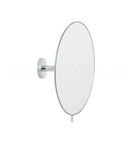DEUSENFELD Kosmetikspiegel KR5C – Vergrößerung für perfektes Make-up - Kosmetikspiegel mit 5x-Vergrößerung und elegantem verchromtem Metall-Design, ideal für präzise Anwendungen im Badezimmer.