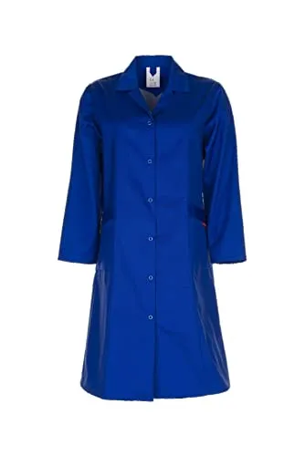 Damen-Mantel 1601 kornblau, Größe 50 - Arbeits- & Schutzkleidung, hochwertiger Berufsmantel in kornblau für optimalen Tragekomfort und professionelles Auftreten.