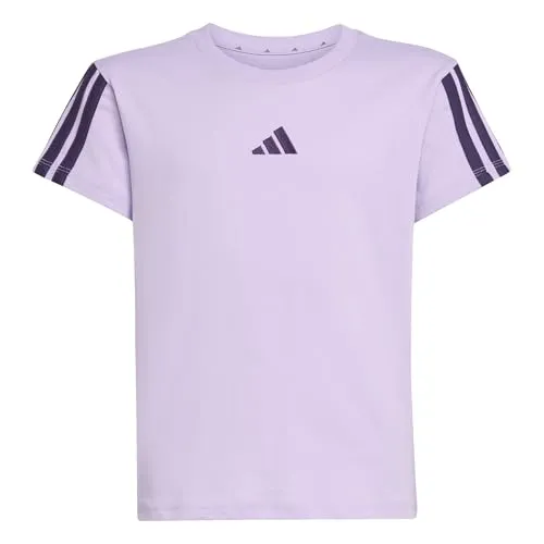 Adidas Mädchen Essentials T-Shirt, Powder Plum/Aurora Plum, 13-14 Years