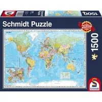 Puzzle Die Welt 1500 Teile von Schmidt Spiele