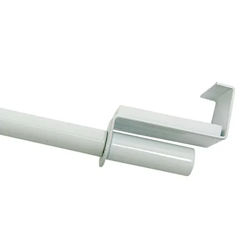 GARDINIA Spannvitrage – Ausziehbare Vitragestange ohne Bohren - Fensterstangen mit Federspannung, praktische Montage ohne Schrauben, ideal für Bistro-Vorhänge, stufenlos ausziehbar von 120-160 cm für sicheren Halt.