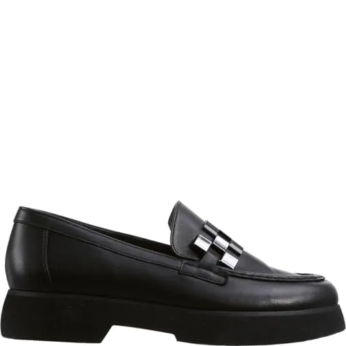Högl Straßenslipper in Schwarz, Gr. 6.5 - Bequem und Stilvoll - Vielseitiger Damen-Slipper aus hochwertigem Leder mit optimalem Tragekomfort. Die schwarze Gummisohle sorgt für sicheren Halt. Ideal für den Alltag!