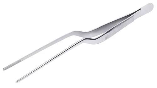 Dekorations-Pinzette, Kochpinzette, Pinzette, Edelstahl, 16cm Länge