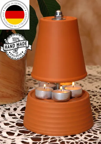 Teelichtofen für bis zu 5 Teelichter – Heizkamin für Garten und Terrasse