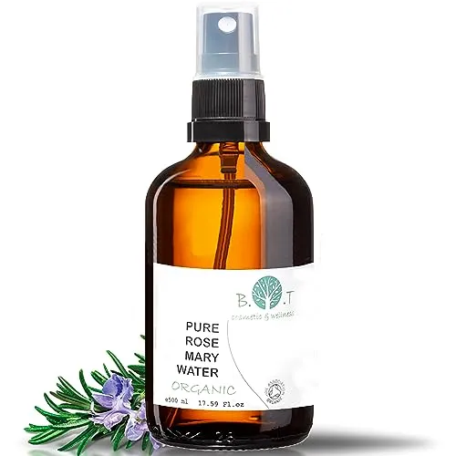 Rosmarinwasser 500 ml Regt das Haarwachstum an, stärkt das Haar, wirkt gegen Schuppen und Haarausfall. Reinigendes Gesichtswasser für fettige und zu Akne neigende Haut.