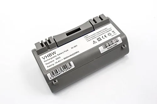 vhbw Akku kompatibel mit iRobot Scooba 330, 340, 390, 5800, 5900, 350, 380, 385, 5832, 5806, 5910, 34001 Staubsauger (3600 mAh, 14,4 V, NiMH)