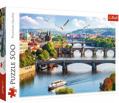 Puzzle 500 elementów. Premium Quality. Praga, Czechy Trefl 5900511373820