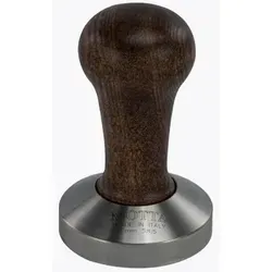 Motta Tamper Edelstahl 49mm mit Holzgriff braun