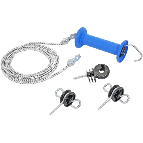 Torgriff mit Elastikseil 3,2 in blau von VOSS.farming