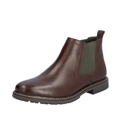 Rieker Herren Stiefel 13757 - Herren-Stiefel mit warmem Velour-Futter, extra weicher Decksohle und griffiger, flexibler Sohle für optimalen Komfort und ideale Passform.