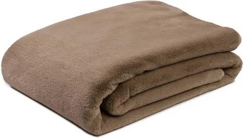 Wohndecke Merino Wendewohndecke, Gözze, kuschelig weich in braun von Gözze