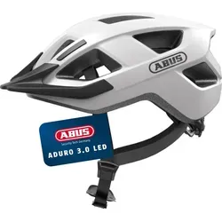 ABUS Fahrradhelm Aduro 3.0 LED - Sportlicher City-Helm mit Rücklicht - Fahrradhelme – Der ABUS Aduro 3.0 bietet hohe Sicherheit und Komfort für Stadt und Sport, ausgestattet mit einem LED-Hecklicht für bessere Sichtbarkeit.