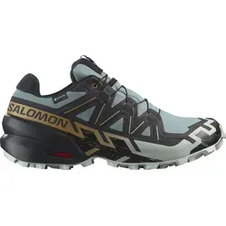 SALOMON SPEEDCROSS 6 GTX Trailschuhe Herren - Legendärer Grip und Wetterschutz - Laufschuhe mit Mud Contagrip®-Außensohle für maximalen Halt auf unebenem Terrain. Das wasserdichte GORE-TEX®-Obermaterial sorgt für trockene Füße und hohen Komfort.