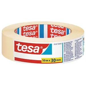 tesa ECONOMY Kreppband beige 30,0 mm x 50,0 m 1 Rolle von tesa