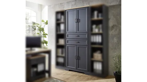 Innostyle Aktenschrank 1-St, graphit mit Artisan Eiche von Innostyle
