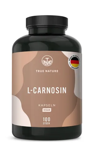 L-Carnosin 1.000 mg – 100 Kapseln für 50 Tage – Vegan und ohne Zusätze - Aminosäure Beta-Alanin – 100 Kapseln für 50 Tage mit hochreinem L-Carnosin, laktosefrei, glutenfrei und ohne künstliche Zusätze für optimale Qualität.
