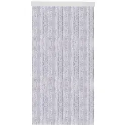 Arsvita Flauschvorhang 120 cm x 200 cm - Unistreifen Grau - Fenstervorhänge – Vielseitiger Flauschvorhang aus langlebigem Polypropylen, der Schutz vor Insekten bietet und gleichzeitig das Raumklima reguliert. Ideal für Innen- und Außenbereiche.