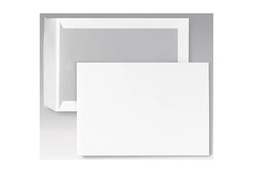 Versandtasche 00014003 C4 haftklebend - 100 Stück - Versandtaschen C4, 120g/m², weiß mit Haftklebung, ideal für sicheren Versand ohne Fenster. Perfekt für Büros und Versanddienstleister.