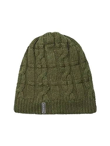 SealSkinz Blakeney Strickmütze für kaltes Wetter, mit Zopfmuster, wasserdicht, olivgrün, Größe L/XL