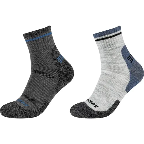 Skechers 2PPK Men Trail Wool Quarter Socks von Skechers