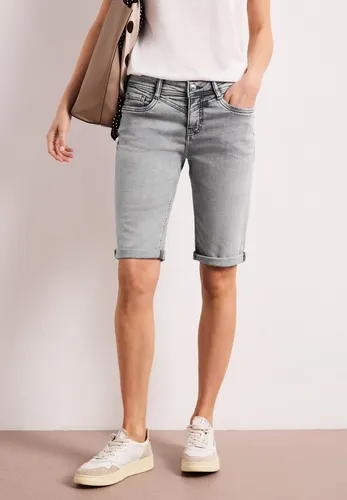 Street One Damen Slim Leg Bermuda mit Turn-Up-Detail von Street One