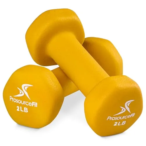 ProsourceFit 2er Set Neopren Kurzhanteln mit rutschfestem Griff