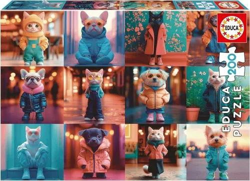 EDUCA Puzzle Herren-Kollektion 200 Puppen