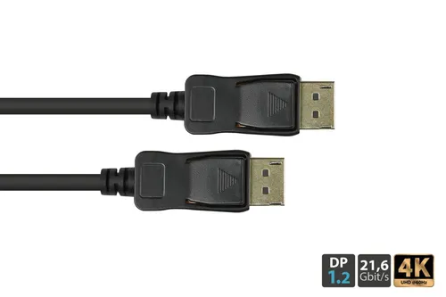 Good Connections DisplayPort 1.2 Kabel schwarz, 2m (4810-020)