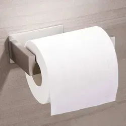 Toilettenpapierhalter ohne Bohren - Selbstklebend Edelstahl 14cm - Praktischer Toilettenpapierhalter aus Edelstahl, selbstklebend und ohne Bohren. Ideal für eine einfache Montage und modernen Stil im Badezimmer.