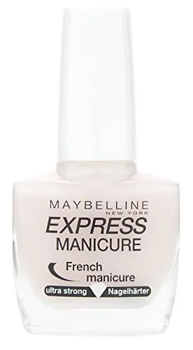 Maybelline New York Nagellack Nr. 7 Pastel - Nagellack für eine Express Manicure, stärkt weiche Nägel und sorgt für ein elegantes French Manicure Finish in zartem Pastell-Ton.