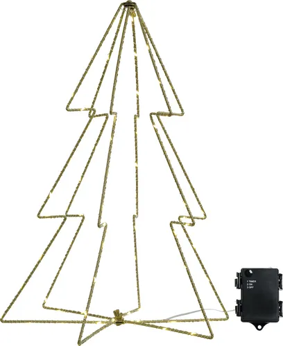 Christmas United Künstlicher Weihnachtsbaum 6-seitig LED für Innen und Außen