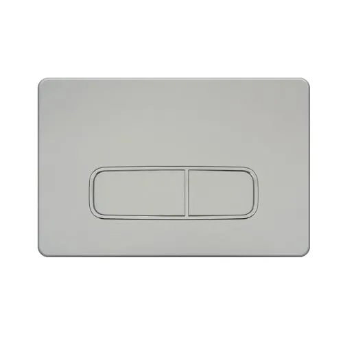 Mendorio WC Drückerplatte 115770115,kompatibel mit Geberit Sigma01&20&30, UP300&UP320 Serien Betätigungsplatten,Silberner Matt,ausgestattet mit Spülhebel-Set(silberner Silberring)