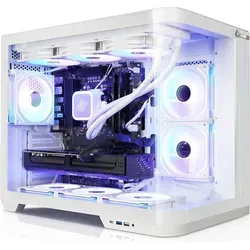 Kiebel Panorama Curve IX Gaming-PC - AMD Ryzen 7, RX 9070 XT, 32GB RAM, 2TB SSD - Leistungsstarker Gaming-PC mit beeindruckender RGB-Beleuchtung und 360° Wasserkühlung für optimale Kühlung. Ideal für flüssiges Gameplay und kreative Anwendungen, sofort startklar mit Windows 11.