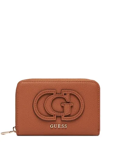 GUESS Calebra SLG Medium Zip Around Wallet M Cognac in braun von GUESS