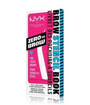 NYX Professional Makeup Zero To Brow Augenbrauenschablone 1 Stk Nr. 02 - Thick Brow