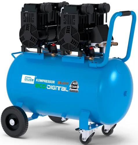Güde Kompressor Airpower 675/8/100 ED-SILENT, 4400 W, 8 bar - Kraftvoller Kompressor mit 100 l Kesselvolumen für vielseitige Anwendungen. Ideal zum Antreiben von Druckluftwerkzeugen und für Lackierarbeiten. Hohe Ansaugleistung von 654 l/min.