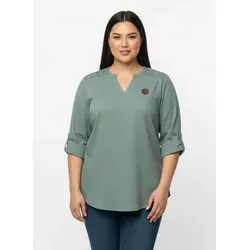 Witt Klassische Bluse Tunika Langarm grün 50 von WITT WEIDEN