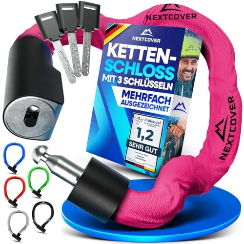 NEXTCOVER® Fahrradschloss LockOne mit Schlüssel I