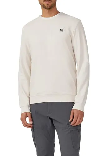 S.OLIVER Herren Sweatshirt, Größe XXL, beige (ecru) - Herren-Sweatshirt von s.Oliver mit weicher Sweat-Qualität und taillenbedeckendem Schnitt. Ideal für den casual Look und angenehm zu tragen.