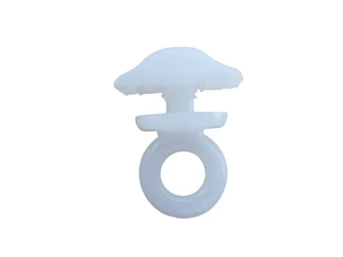 rewagi Gardinenschiene Endfeststeller weiss mit Ring, Feststeller, Zwischenfeststeller SMO, Verkaufseinheit: 10, 25, 50, 100 Stück