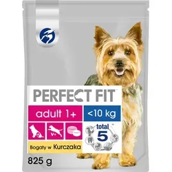 Perfect Fit Adult 825g für kleine Rassen - Trockenfutter für kleine Rassen, speziell entwickelt für die Bedürfnisse kleiner Hunde mit optimaler Nährstoffbalance.