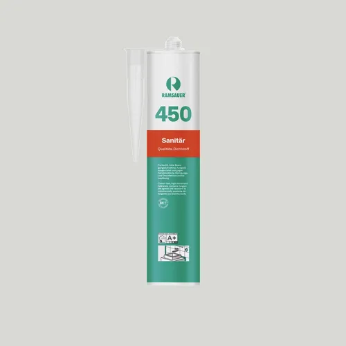 Sanitärsilikon Ramsauer 450, kieselgrau matt 310ml