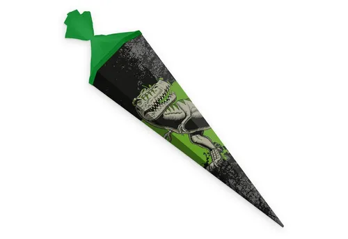 itenga Schultüte itenga Schultüte Zuckertüte eckig 85 cm T-Rex Tüll