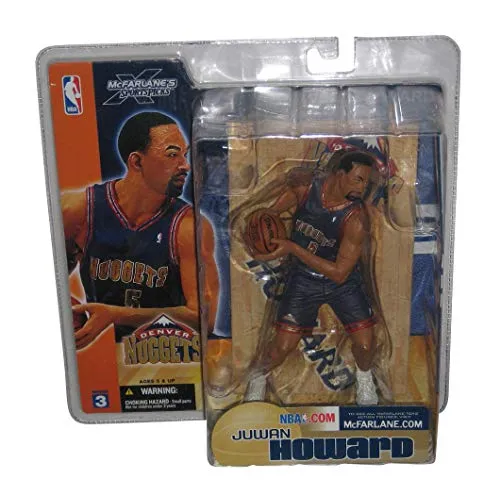 McFarlane NBA Figur Serie III (Juwan Howard) - Menschen-Spielfiguren, detailgetreue Nachbildung von Juwan Howard, ideal für Sammler und Basketballfans.