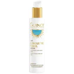 Guinot Lait Longue Vie Soleil After Sun 150 ml - Sonnenpflege, die die Haut intensiv nährt und strafft. Mit 56 zellulären Inhaltsstoffen für optimale Regeneration nach dem Sonnenbad.