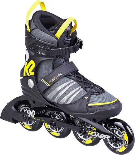 K2 POWER 90 II SPEEDLACE LTD Inline Skate schwarz/gelb von K2
