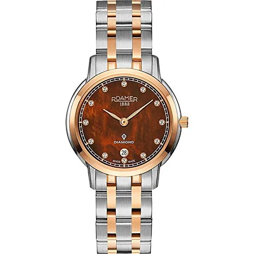 Roamer Superslender Ladies Quartz Armbanduhr 515811 49 09 50