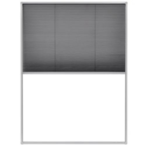 vidaXL Insektenschutz-Plissee für Fenster 60 x 80 cm