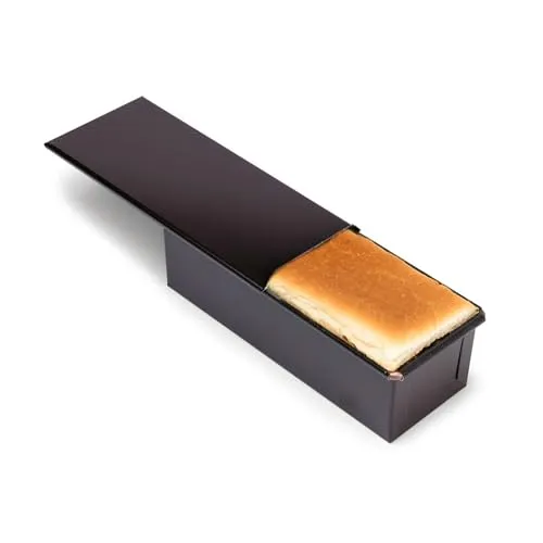 Gobel | Toastbrotform mit Deckel | Unverformbar | Stahl | Zweischicht-Antihaftbeschichtung | 25 x 9,3 x 7,6 cm
